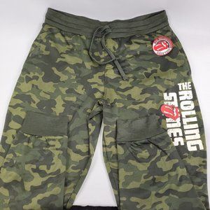Rolling Stones Camouflage Jogging Gym Pants Men's size XL